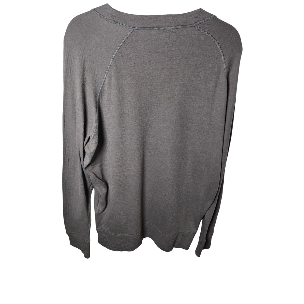 BottegaVeneta MensTaupe Cotton Modal Raglan Long SleeveTop Size 50 Made in Italy - Picture 3 of 8